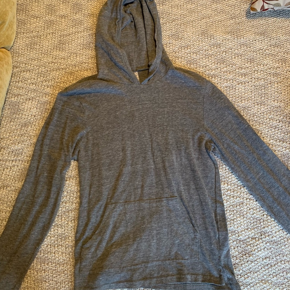 Gray Lightweight Hoodie